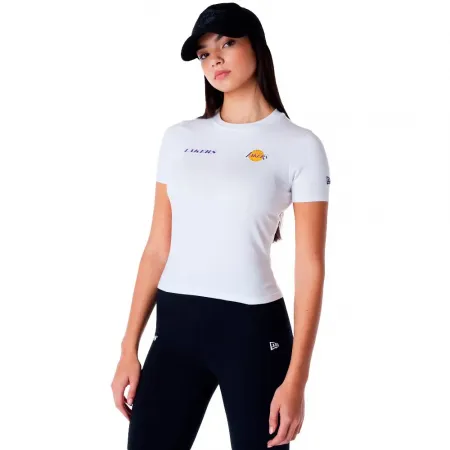뉴에라 NBA Wrdmark Slim Los Angeles Lakers 반팔 티셔츠 141118882