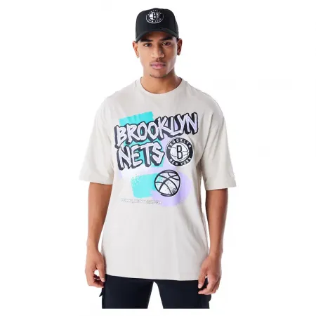 뉴에라 Retro Graphic Brooklyn Nets 반팔 티셔츠 141118895