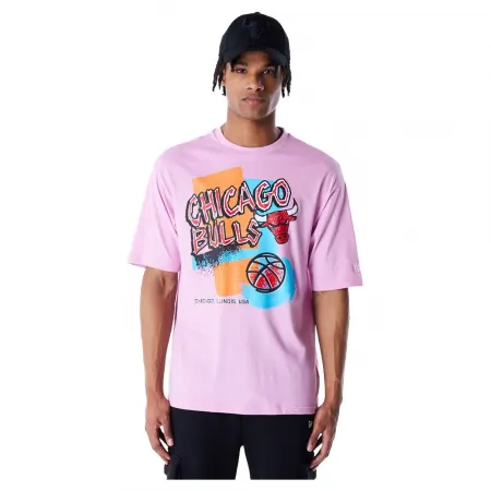 뉴에라 Retro Graphic Chicago Bulls 반팔 티셔츠 141118896