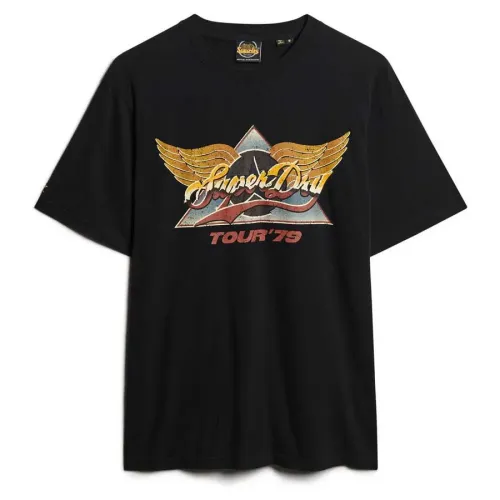 슈퍼드라이 70S Rock 그래픽 Band 반팔 티셔츠 141127673