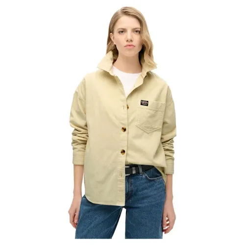 슈퍼드라이 Chunky Cord 오버셔츠 141197892