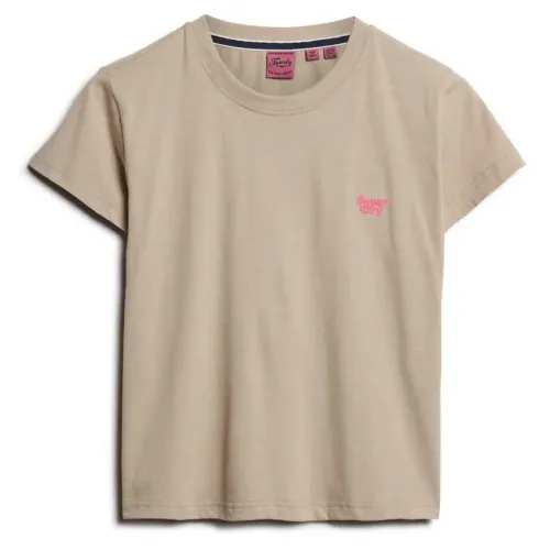 슈퍼드라이 에센셜 Logo Fitted 반팔 티셔츠 141198018