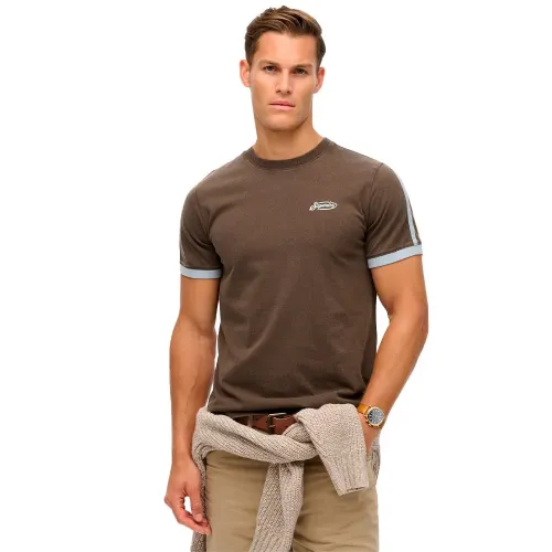 슈퍼드라이 에센셜 Logo Retro St 반팔 티셔츠 141198034