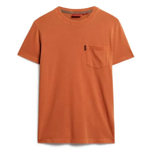 슈퍼드라이 에센셜 Washed Pocket 반팔 티셔츠 141198067
