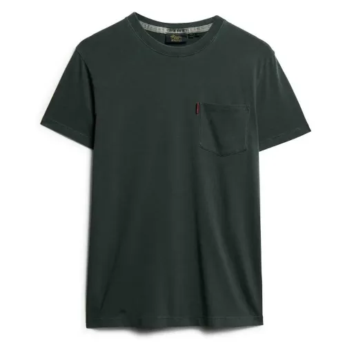 슈퍼드라이 에센셜 Washed Pocket 반팔 티셔츠 141198068