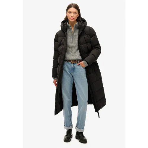 슈퍼드라이 Microfibre Longline 자켓 141198180