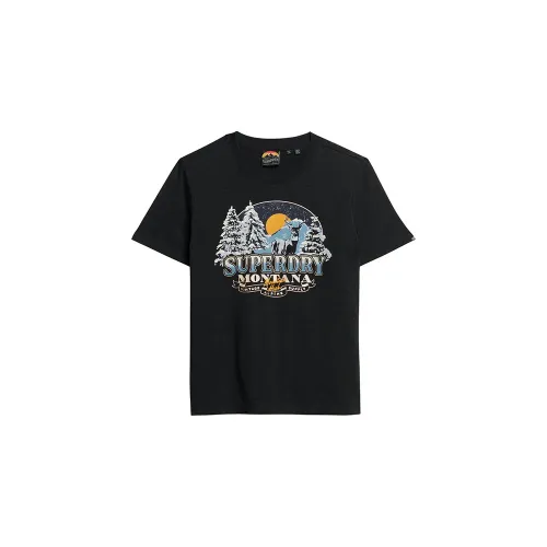 슈퍼드라이 Travel Souvenir Relaxed 반팔 티셔츠 141198332