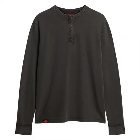 슈퍼드라이 빈티지 Textured Grandad 긴팔 티셔츠 141198377