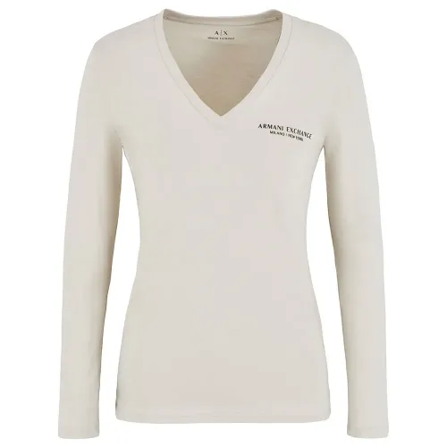 아르마니익스체인지 8NYT89 YJG3Z 긴팔 V넥 티셔츠 141352248