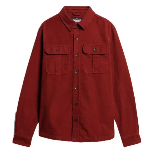 슈퍼드라이 Merchant Cpo 오버셔츠 141398513