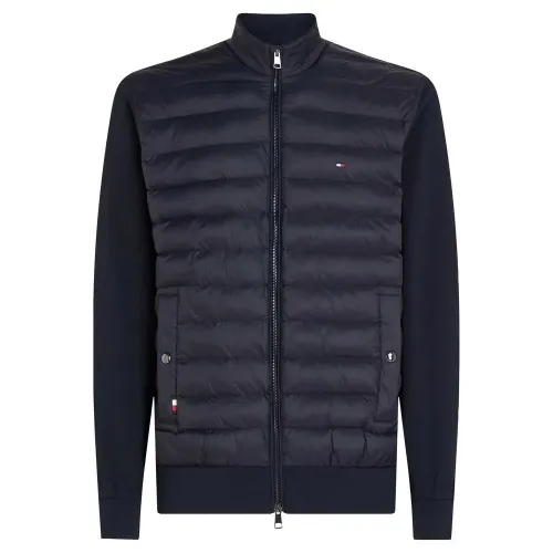 타미힐피거 Mix Media Stand 풀지퍼 스웨터 141431099