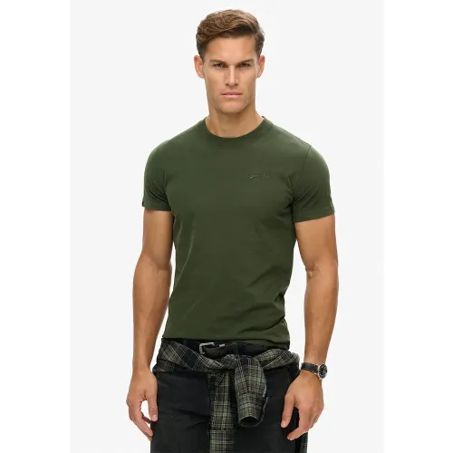 슈퍼드라이 에센셜 Logo Emb 반팔 티셔츠 141483732