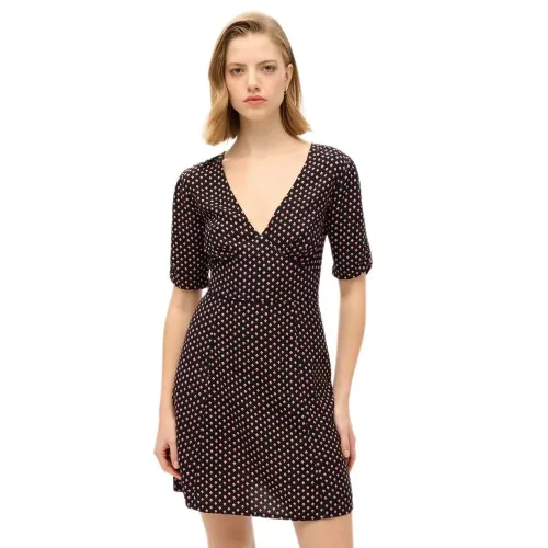 슈퍼드라이 Printed Tea 반팔 짧은 원피스 141483957