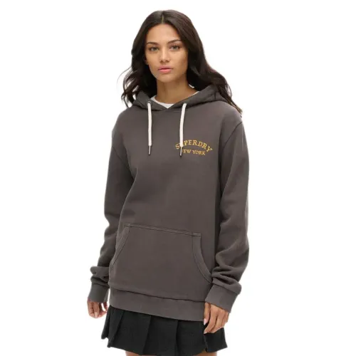 슈퍼드라이 Tattoo Back 그래픽 Pluse Size 후드티 141484008