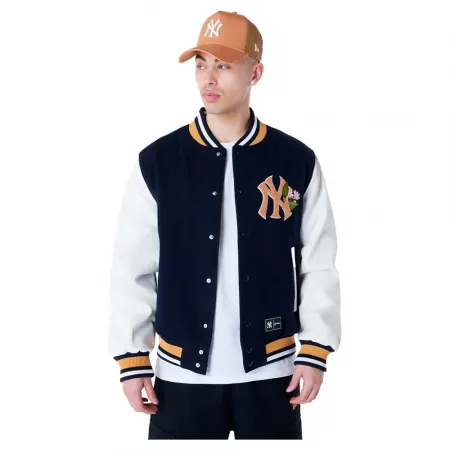 뉴에라 MLB Floral Varsity New York Yankees 봄버 자켓 141491070