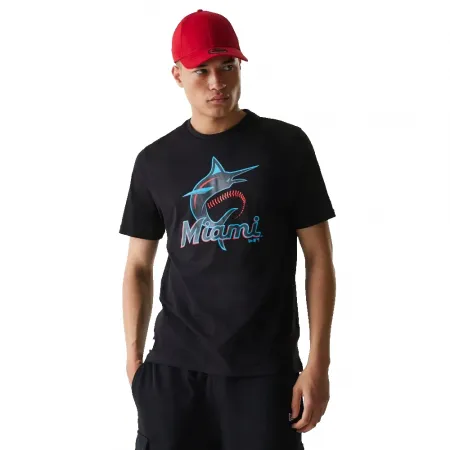 뉴에라 MLB Regular Miami Marlins 반팔 티셔츠 141491203