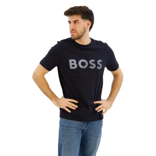 보스 Tape Logo 반팔 티셔츠 141499608