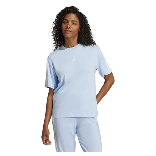 아디다스 에센셜 3 Stripes Boyfriend 반팔 티셔츠 141515942