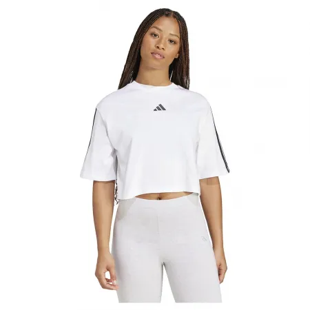 아디다스 에센셜 3 Stripes Cotton Loose 반팔 티셔츠 141515959
