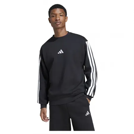 아디다스 에센셜 3 Stripes 플리스 스웨터 141541412