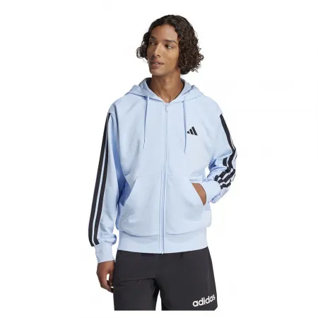 아디다스 에센셜 3 Stripes French Terry 풀지퍼 스웨터 141541435