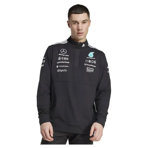 아디다스 메르세데스 AMG Petronas F1 Team 하프 지퍼 스웨터 141541998