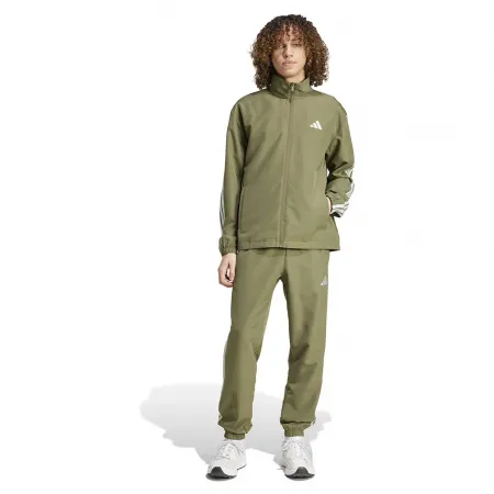 아디다스swear Basic 3 Stripes Woven 트레이닝 세트 141542220