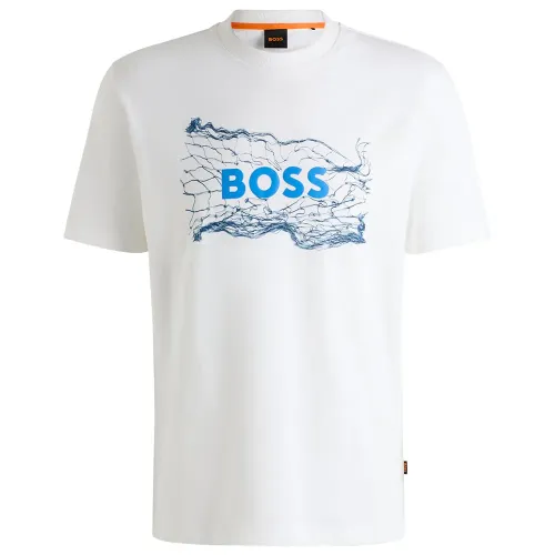 보스 로고s페이스 01 반팔 티셔츠 141546018