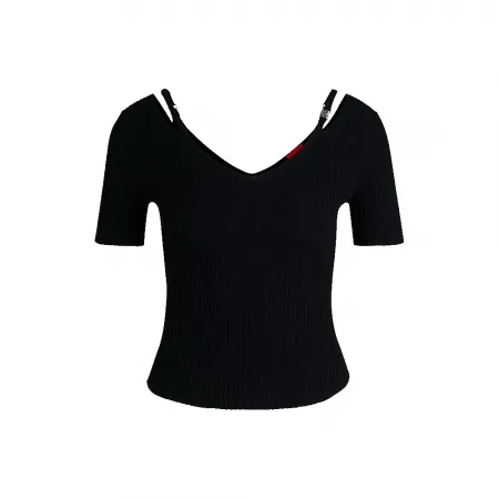 휴고 보스 Shata 01 반팔 V넥 티셔츠 141546391