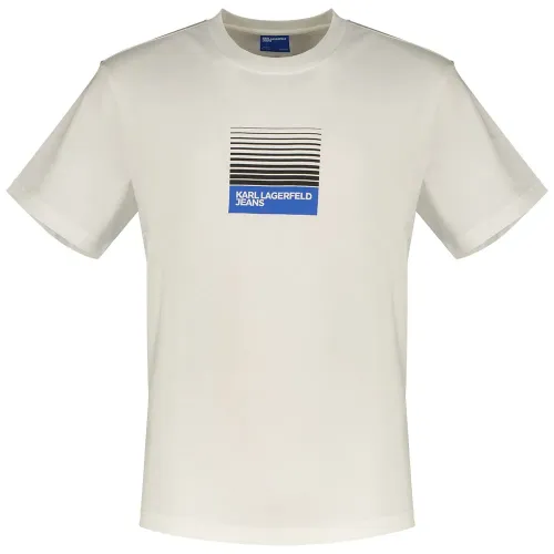 KARL LAGERFELD JEANS Reg Box Fade Logo 반팔 티셔츠 141554472