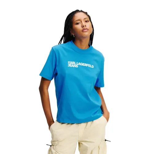 KARL LAGERFELD JEANS Reg 에센셜 반팔 티셔츠 141554488