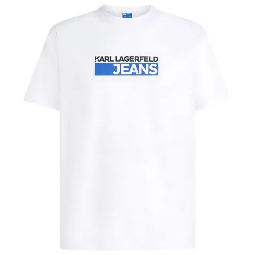 KARL LAGERFELD JEANS Slim Logo 반팔 티셔츠 141554520