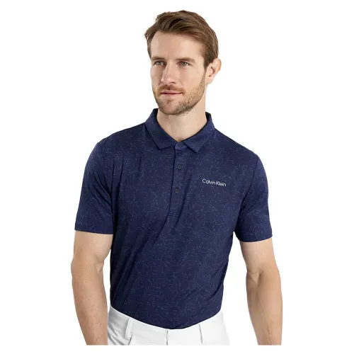 캘빈클라인 Abstract Watercolour Printed 반팔 폴로 셔츠 141556019