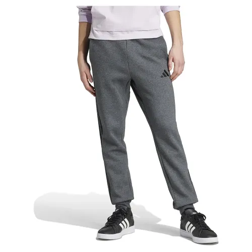 아디다스 에센셜 3 Stripes 플리스 조거팬츠 141566212