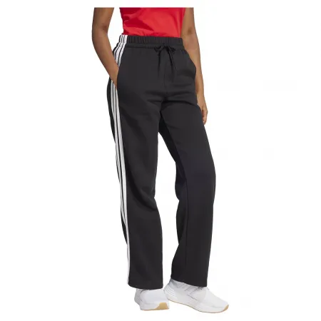 아디다스 에센셜 3 Stripes Open Hem 플리스 조거팬츠 141566224