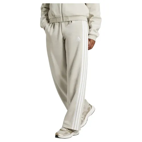 아디다스 에센셜 3 Stripes Open Hem 플리스 조거팬츠 141566386