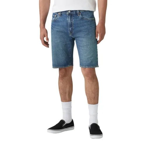 리바이스 405 Standard Shorts Med Indigo-Worn In 데님 반바지 141589853