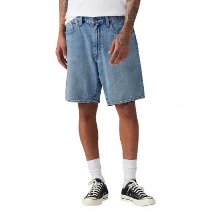 리바이스 468 Loose Shorts Light Indigo-Flat Finish 데님 반바지 141589860