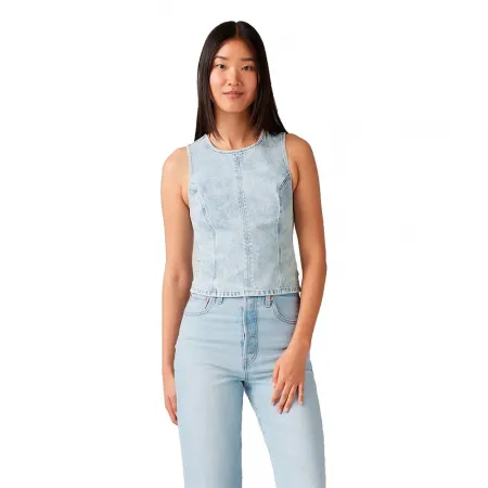 리바이스 Anga Denim 슬리브리스 블라우스 141590184
