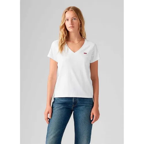 리바이스 Perfect Slub 반팔 V넥 티셔츠 141590526