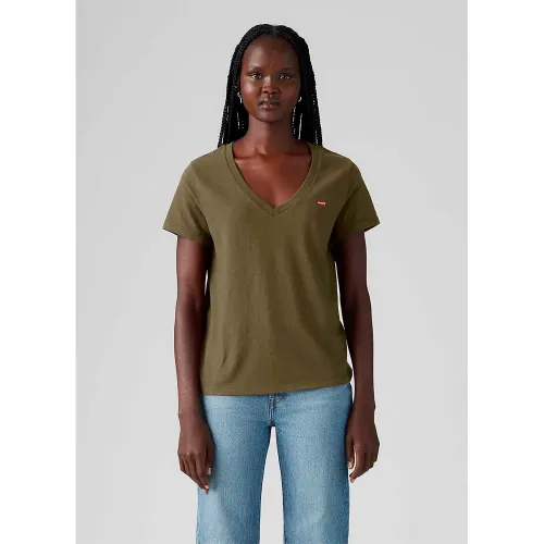 리바이스 Perfect Slub 반팔 V넥 티셔츠 141590534