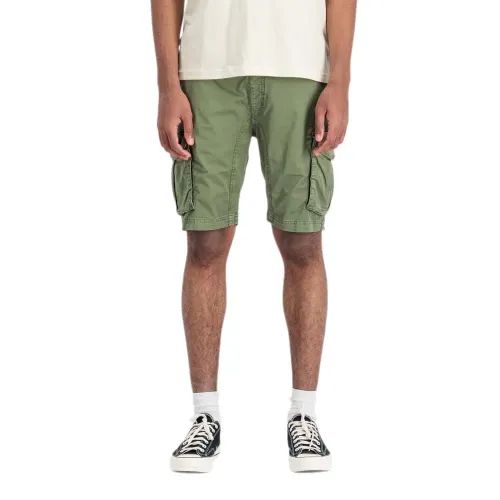 알파 인더스트리 Cotton Twill Jogger 카고 반바지 141602152