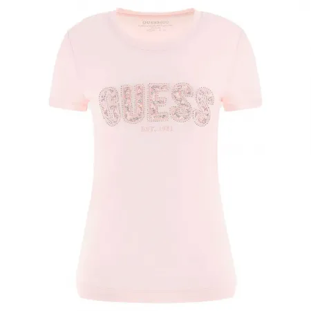 게스 Cn Logo Lace 반팔 티셔츠 141631445