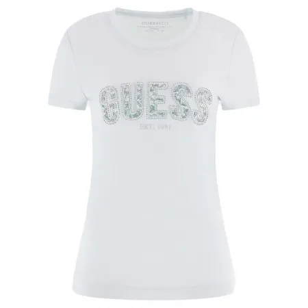 게스 Cn Logo Lace 반팔 티셔츠 141631447