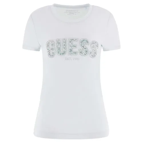 게스 Cn Logo Lace 반팔 티셔츠 141631447