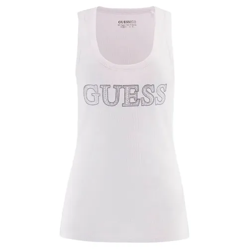 게스 Embellished Logo 나시 티셔츠 141631462