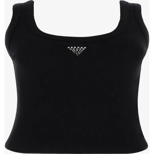 게스 Triangle Bling Rib 나시 티셔츠 141631491