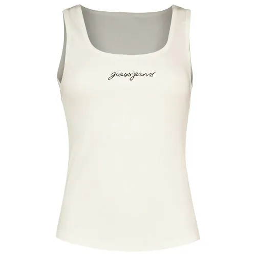 게스 Gj Slim Rib Embro 나시 티셔츠 141631570