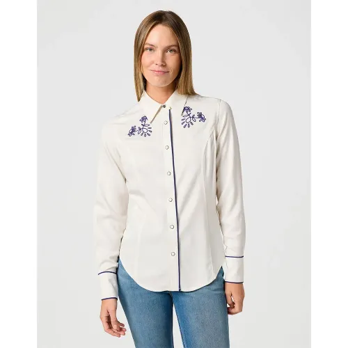 랭글러 Piped Western 긴팔 셔츠 141645072