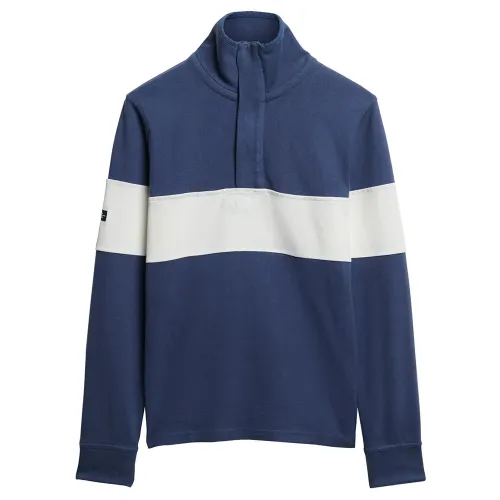 슈퍼드라이 Classic Rugby Henley 긴 소매 폴로 141663057